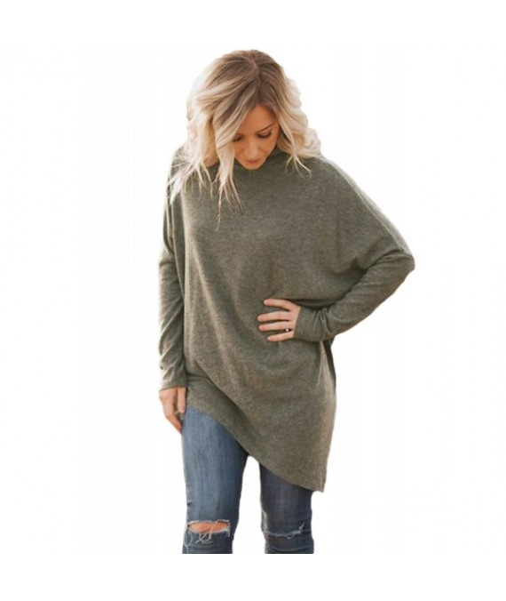 Coffee Soft Faux Poncho High Neck Sweater